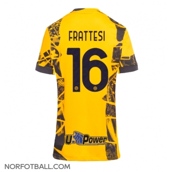 Billige Fotballdrakt Inter Milan Davide Frattesi #16 Replika Tredjedrakt Dame 2024-25 Kortermet